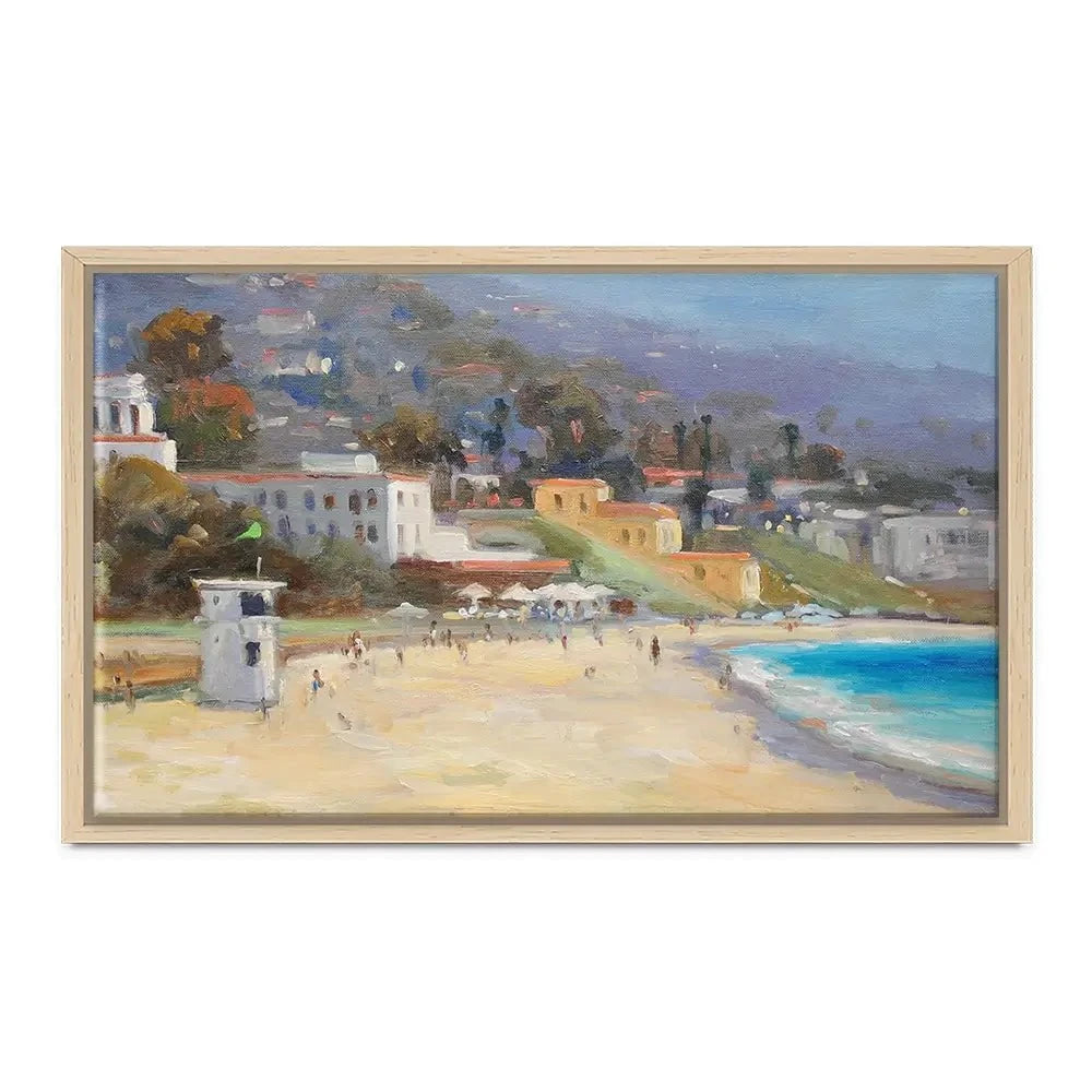 A Beach Day Canvas Print A Beach Day Canvas Print wall art product Allayn Stevens
