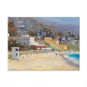 A Beach Day Canvas Print A Beach Day Canvas Print wall art product Allayn Stevens