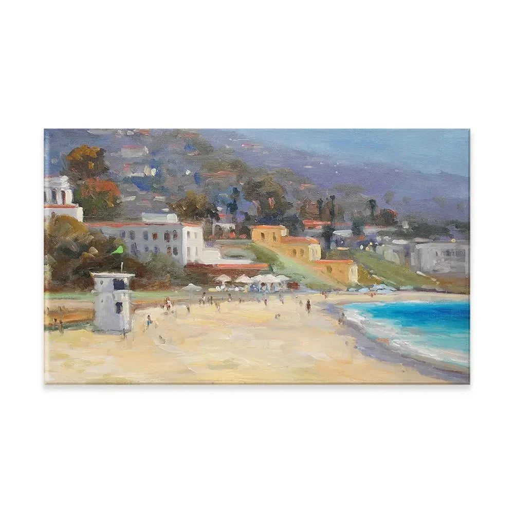 A Beach Day Canvas Print A Beach Day Canvas Print wall art product Allayn Stevens
