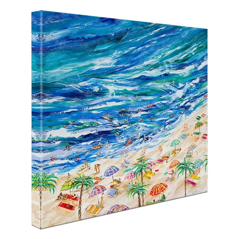 A Day At The Beach Canvas Print A Day At The Beach Canvas Print wall art product Estelle Grengs - Independent