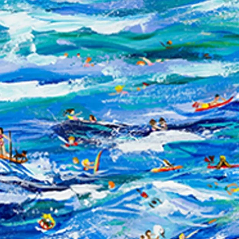 A Day At The Beach Canvas Print A Day At The Beach Canvas Print wall art product Estelle Grengs - Independent