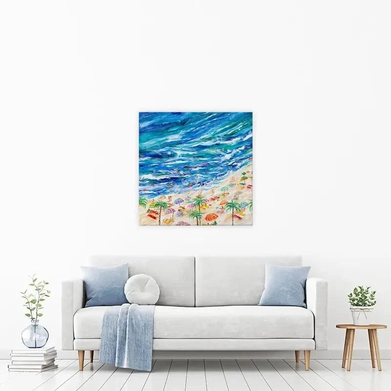 A Day At The Beach Canvas Print A Day At The Beach Canvas Print wall art product Estelle Grengs - Independent