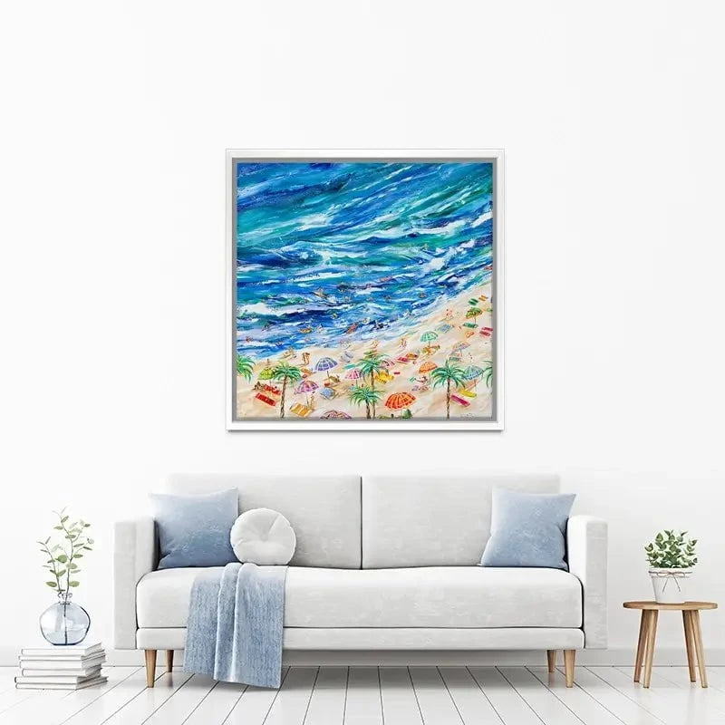 A Day At The Beach Canvas Print A Day At The Beach Canvas Print wall art product Estelle Grengs - Independent
