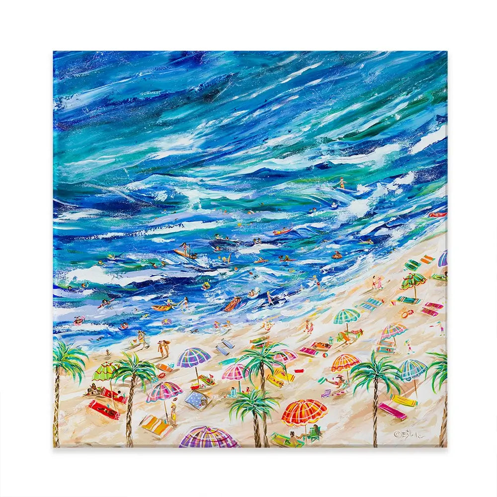 A Day At The Beach Canvas Print A Day At The Beach Canvas Print wall art product Estelle Grengs - Independent