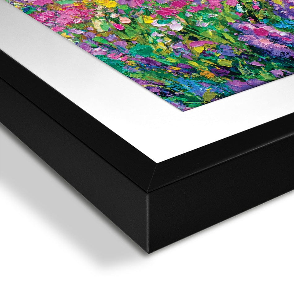 A Field Filled With Colour Square Framed Art Print wall art product / Shutterstock