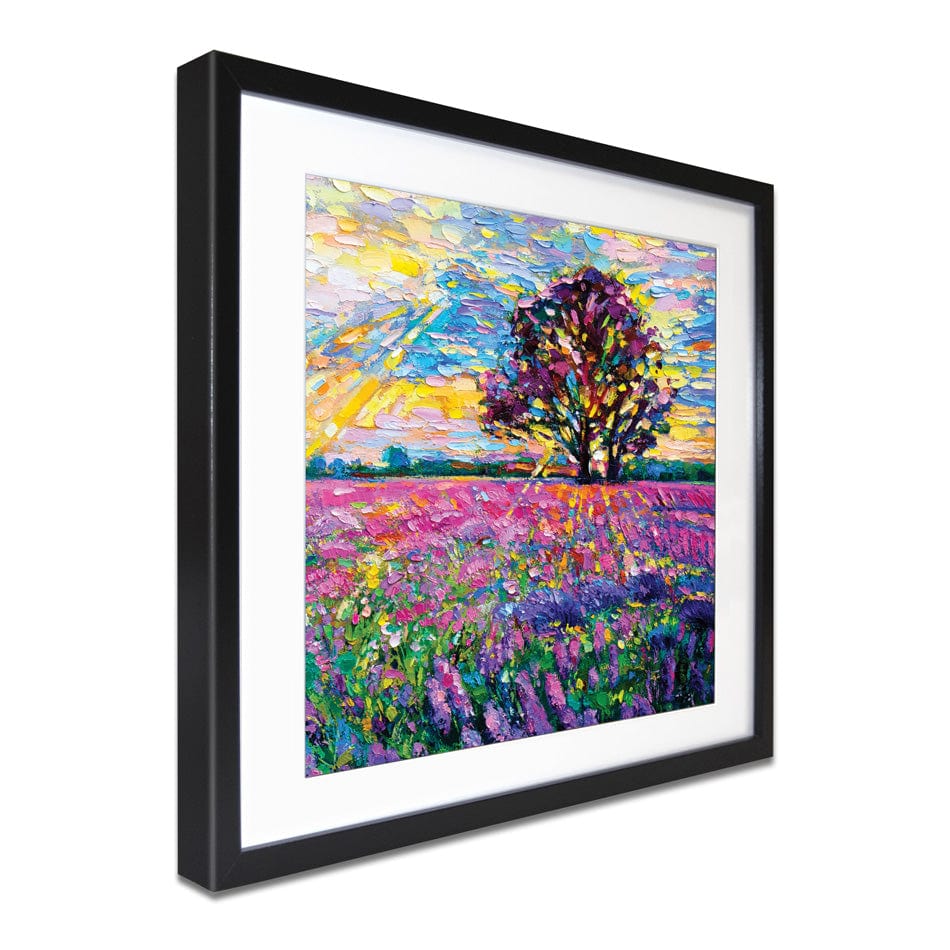 A Field Filled With Colour Square Framed Art Print wall art product Ivailo Nikolov / Shutterstock