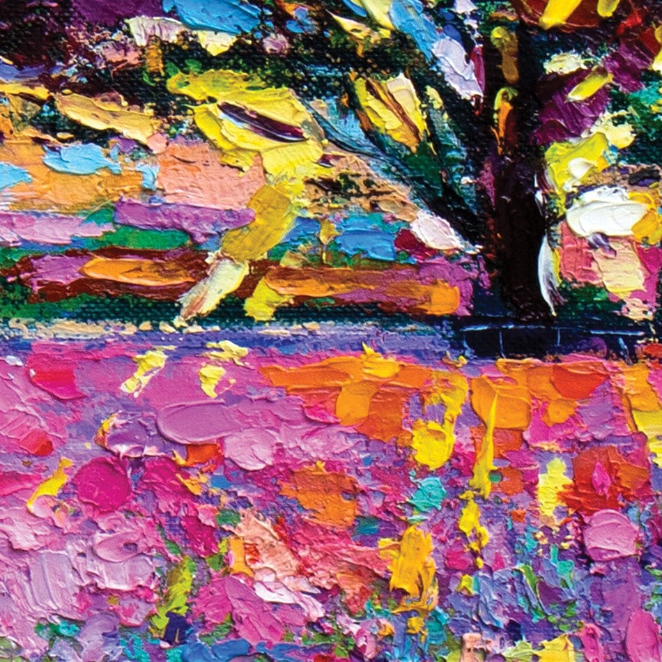 A Field Filled With Colour Square Framed Art Print wall art product Ivailo Nikolov / Shutterstock