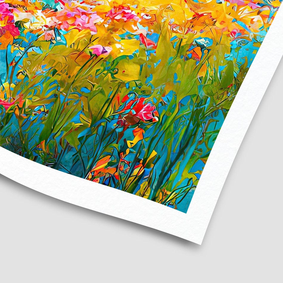 A Field Of Flowers Art Print wall art product Fortis Design / Shutterstock