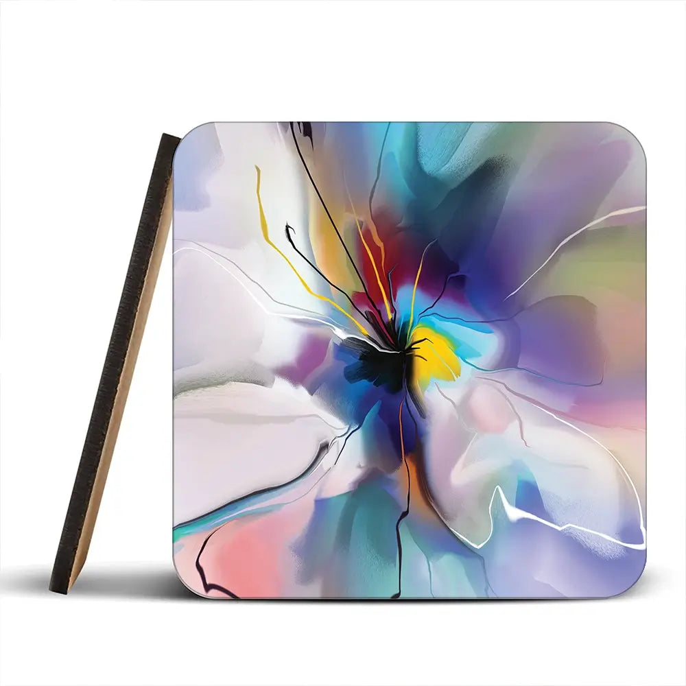 A Flower Coaster Set Rainbow Soul Tree Coaster Set | Rainbow Soul Tree Art Coasters wall art product Teni / Shutterstock