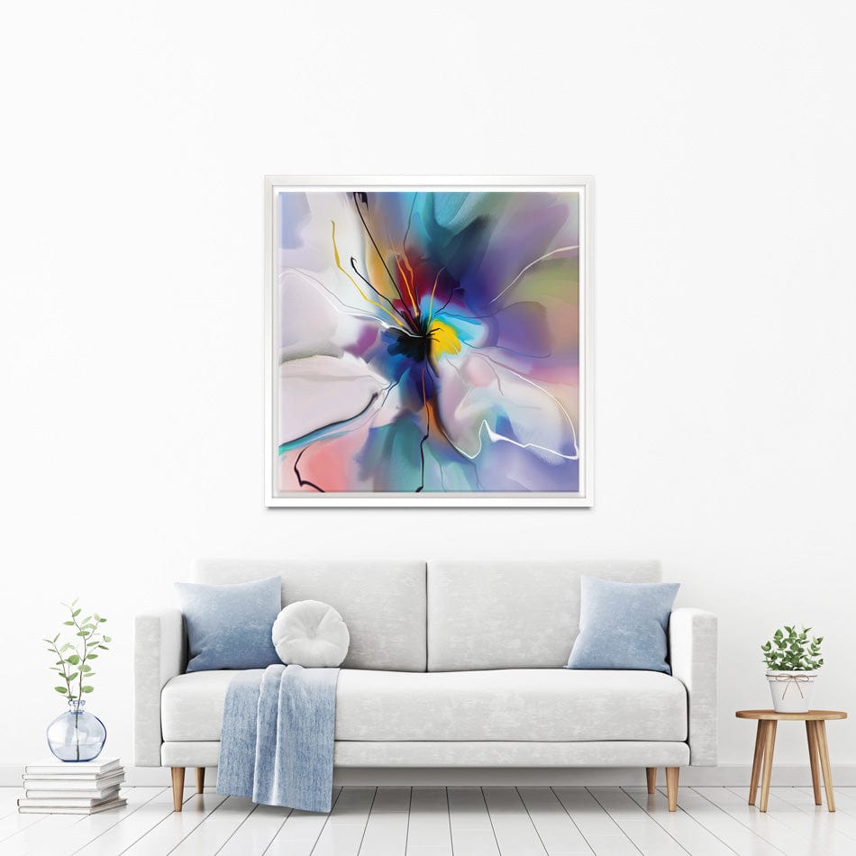 A Flower Square Canvas Print wall art product Teni / Shutterstock