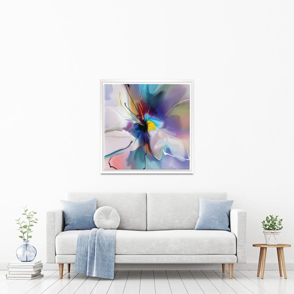 A Flower Square Canvas Print wall art product Teni / Shutterstock