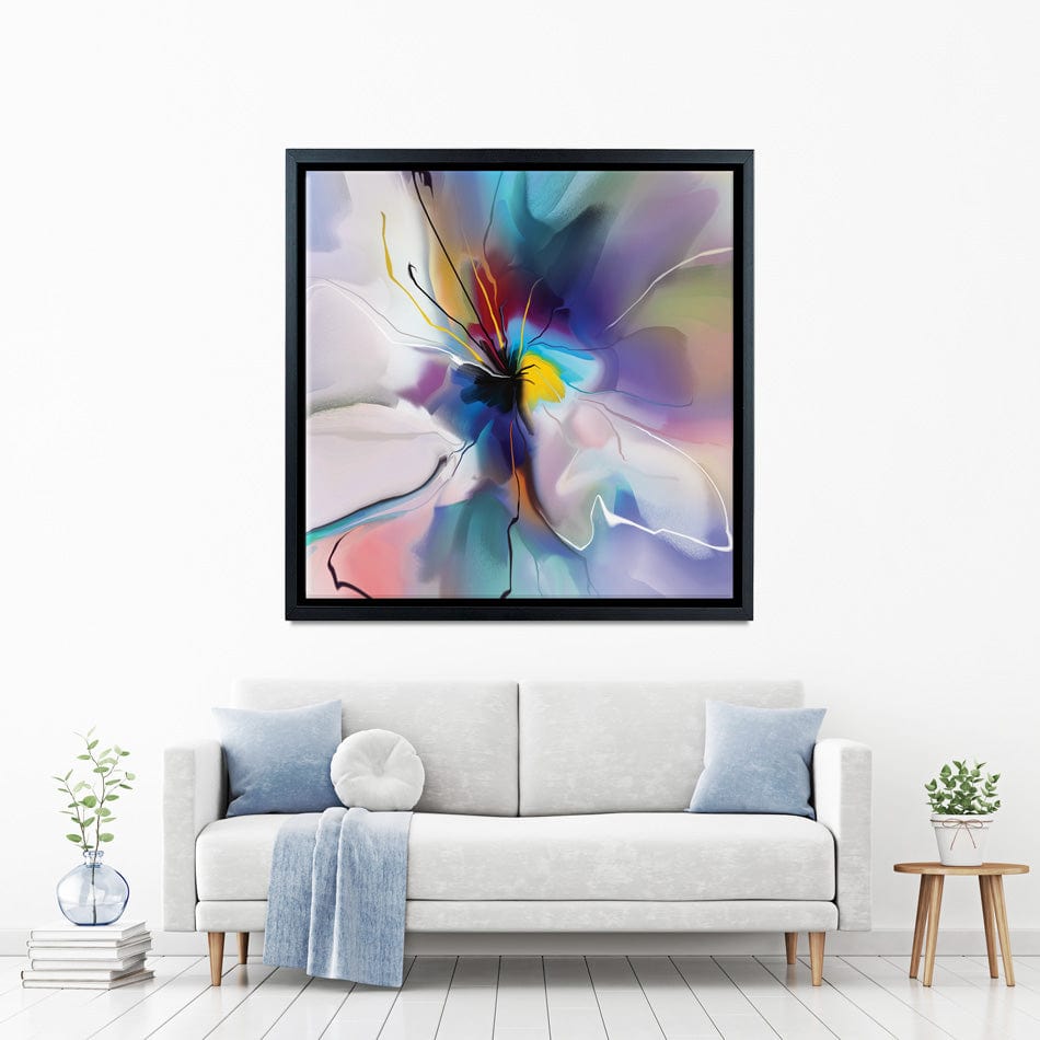 A Flower Square Canvas Print wall art product Teni / Shutterstock