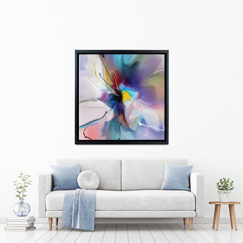 A Flower Square Canvas Print wall art product Teni / Shutterstock