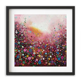A Fluttering Framed Art Print A Fluttering Framed Art Print wall art product Laure Bury