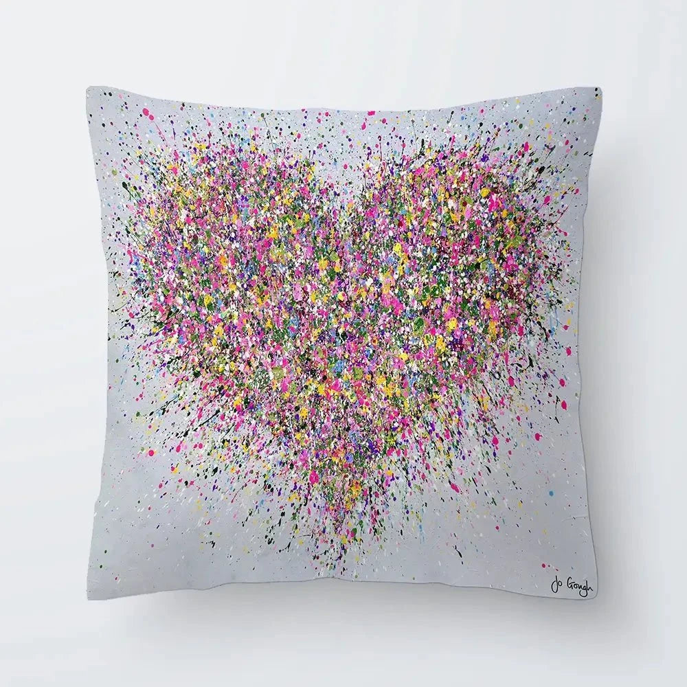 A Happy Heart Cushion A Happy Heart Cushion wall art product Jo Gough