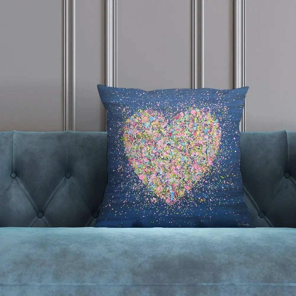 A Heart Full Of Love Cushion A Heart Full Of Love Cushion wall art product Jo Gough