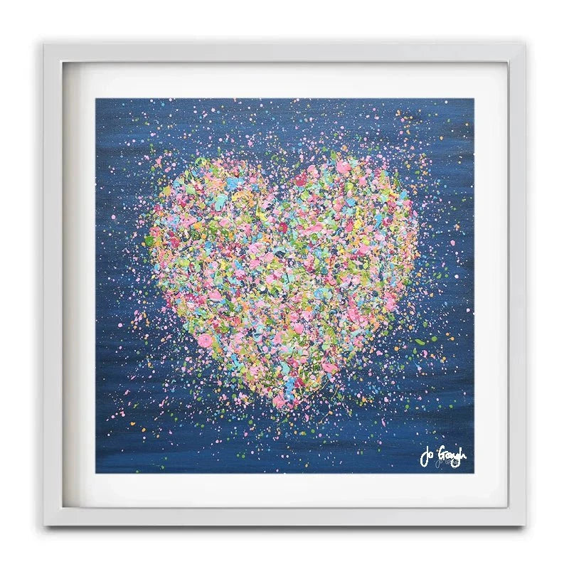 A Heart Full Of Love Framed Art Print A Heart Full Of Love Framed Art Print wall art product Jo Gough