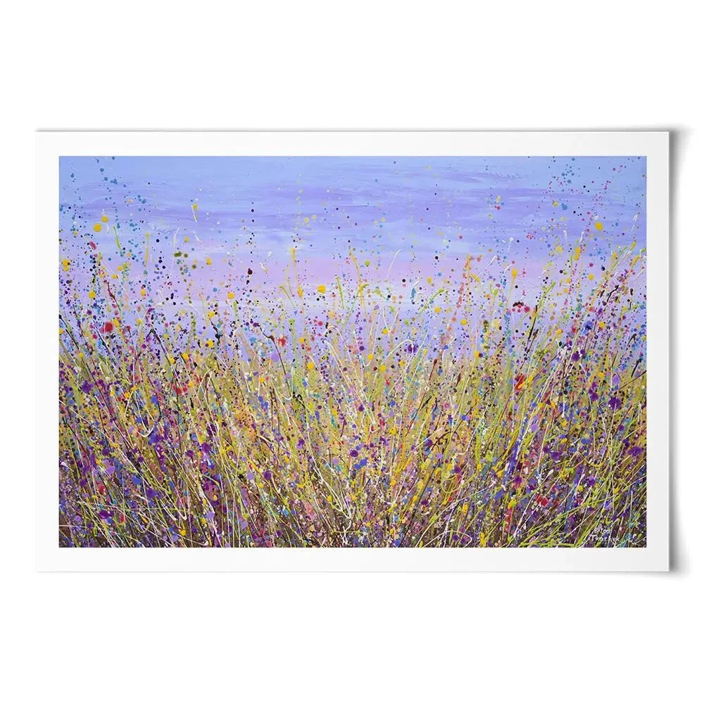 A Lavender Field Art Print A Lavender Field Art Print wall art product Olga Tkachyk