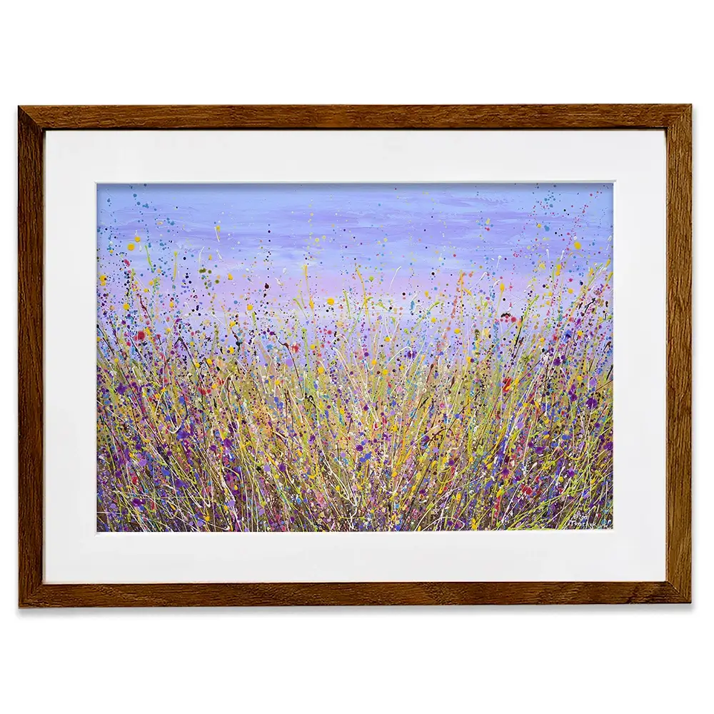 A Lavender Field Framed Art Print A Lavender Field Framed Art Print wall art product Olga Tkachyk