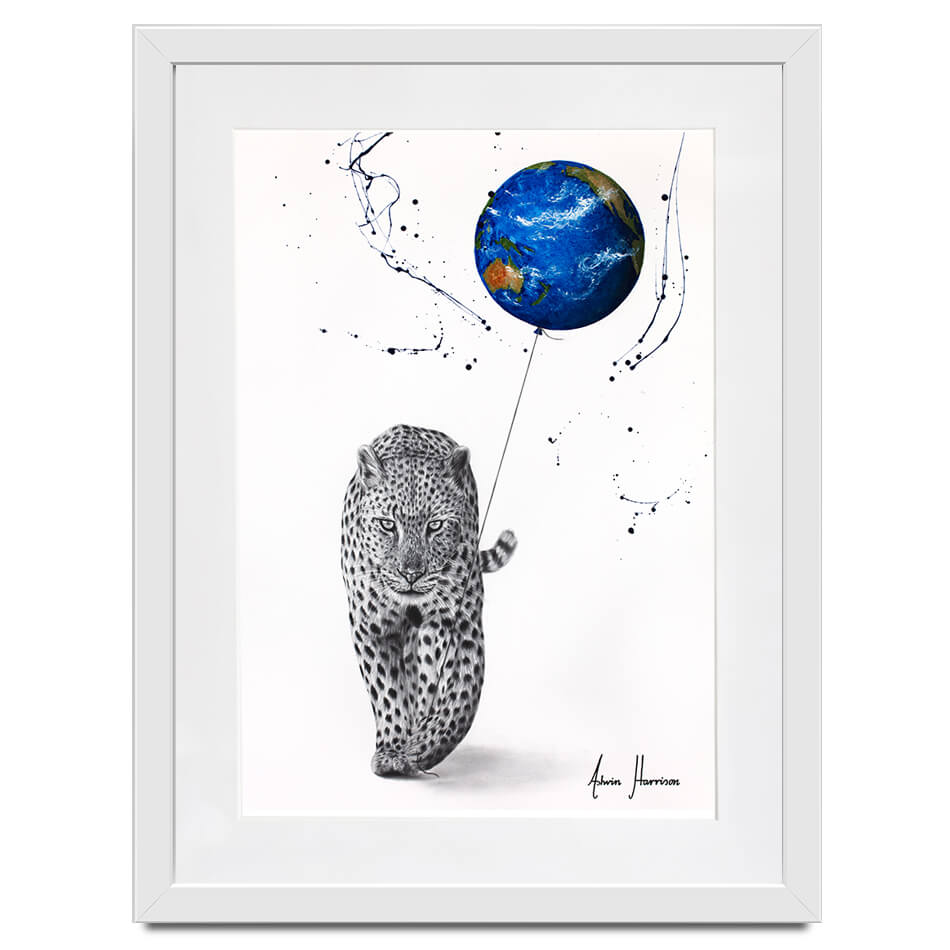 A Leopard's World Framed Art Print A Leopard's World Framed Art Print wall art product Ashvin Harrison