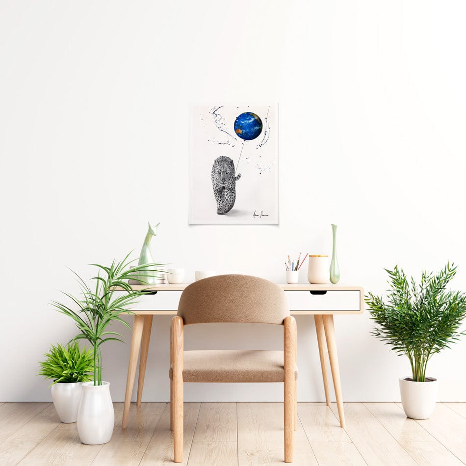A Leopards World Art Print wall art product Ashvin Harrison