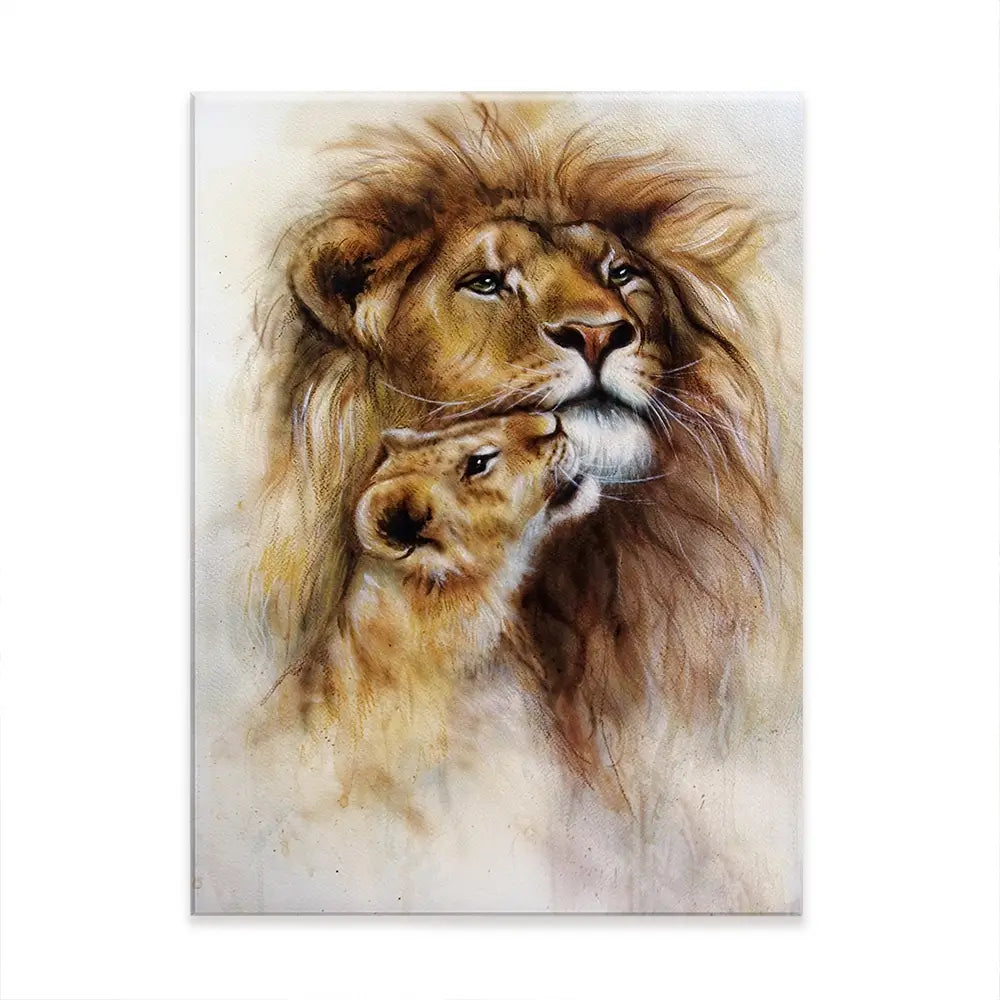 A Lions Love Canvas Print A Lions Love Canvas Print wall art product Jozef Klopacka / Shutterstock