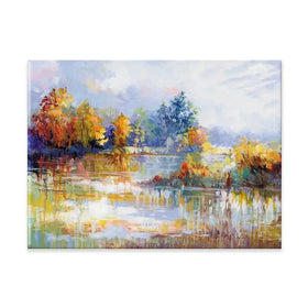 A Moment In The Autumn Glow Canvas Print A Moment In The Autumn Glow Canvas Print wall art product Leon Devenice