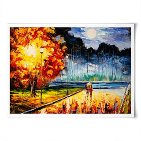 A Moonlit Walk Art Print A Moonlit Walk Art Print wall art product CYC / Shutterstock