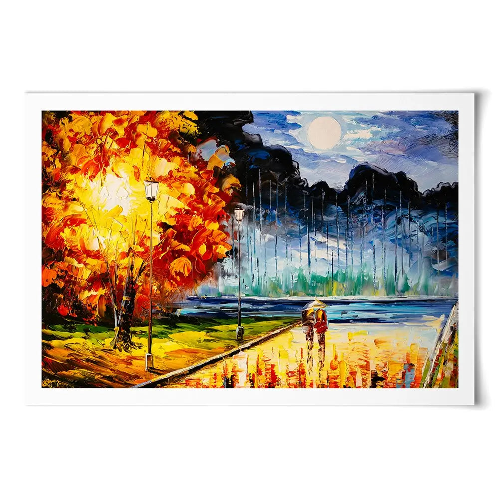 A Moonlit Walk Art Print A Moonlit Walk Art Print wall art product CYC / Shutterstock