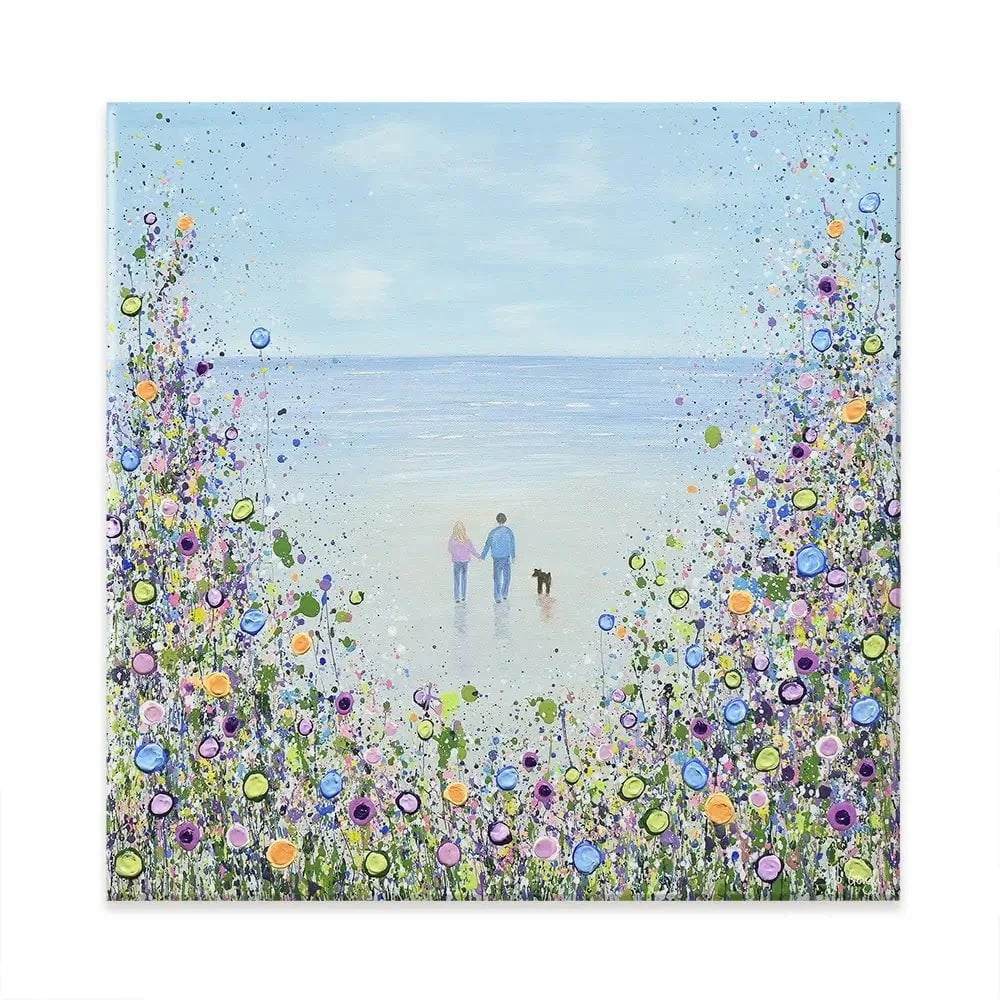 A Perfect Day Square Canvas Print A Perfect Day Square Canvas Print wall art product Jo Gough