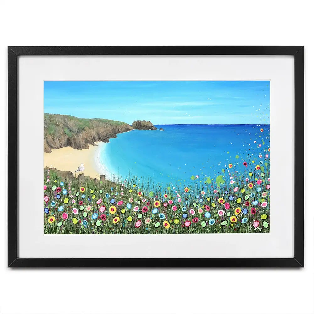 A Perfect View Framed Art Print A Perfect View Framed Art Print wall art product Jo Gough