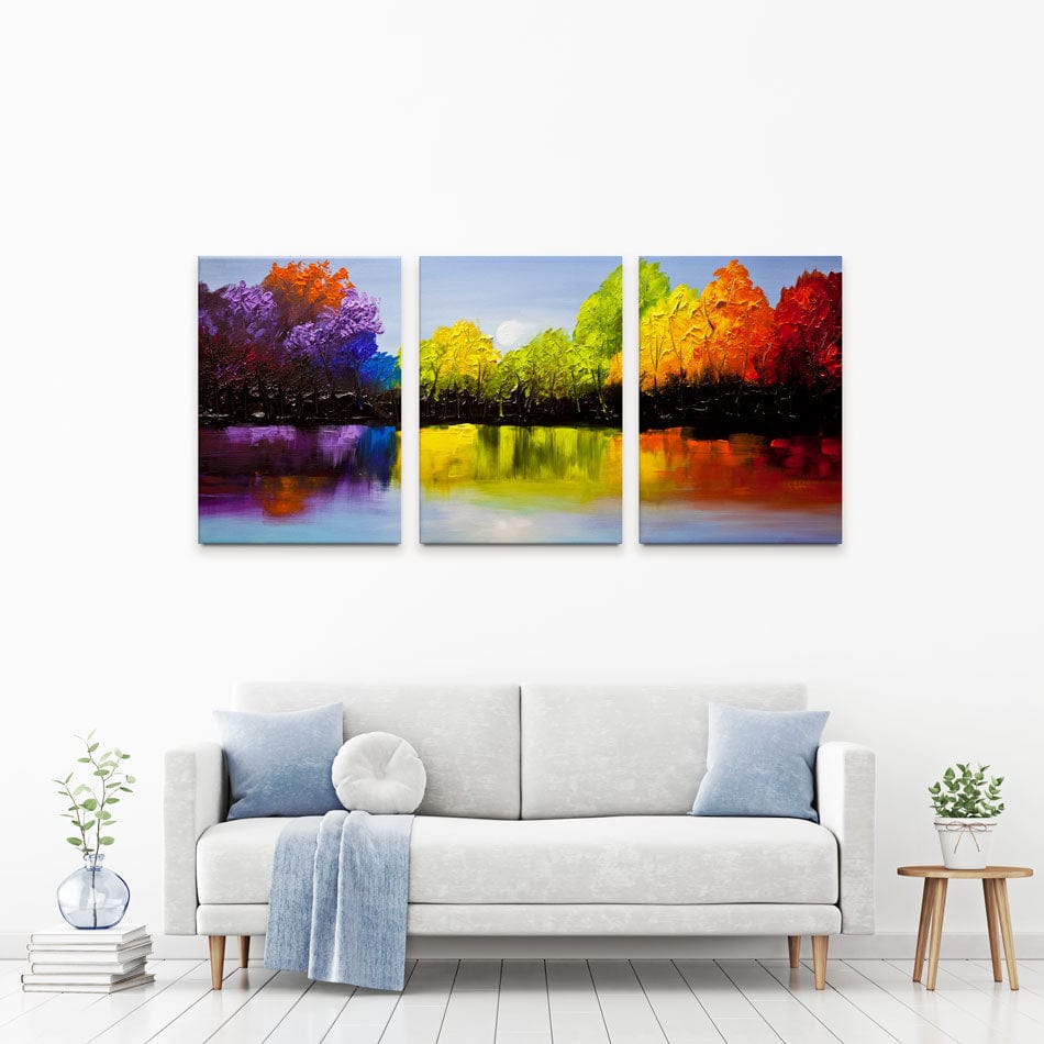 A Piece Of Heaven Trio Canvas Print wall art product Osnat Tzadok
