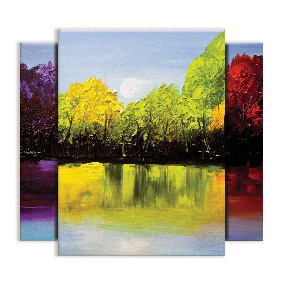 A Piece Of Heaven Trio Canvas Print wall art product Osnat Tzadok
