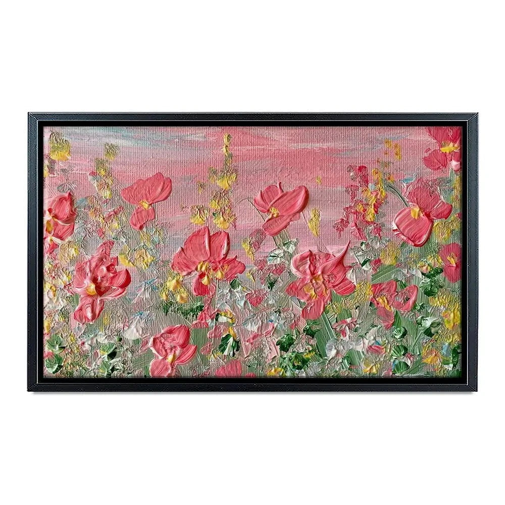 A Pink Sunrise Canvas Print A Pink Sunrise Canvas Print wall art product Charlotte Anna Reed