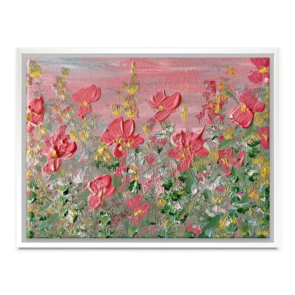 A Pink Sunrise Canvas Print A Pink Sunrise Canvas Print wall art product Charlotte Anna Reed