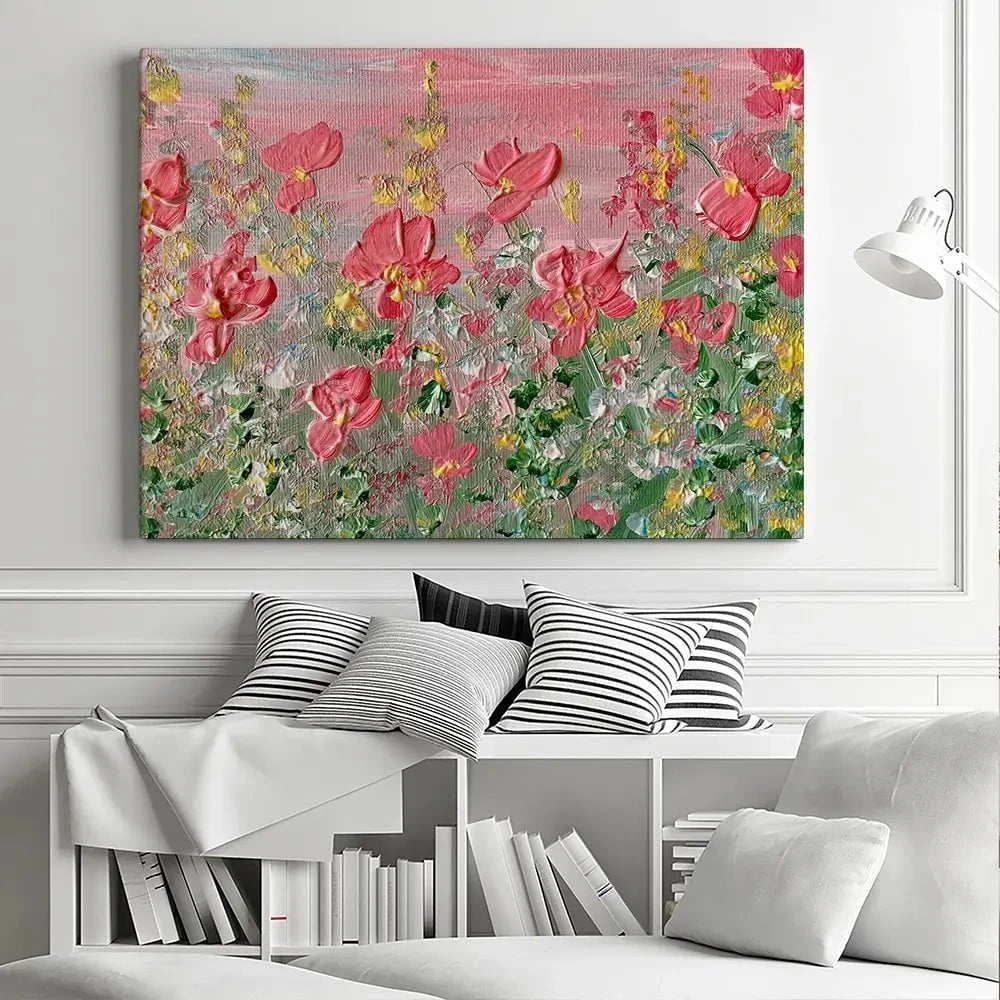 A Pink Sunrise Canvas Print A Pink Sunrise Canvas Print wall art product Charlotte Anna Reed