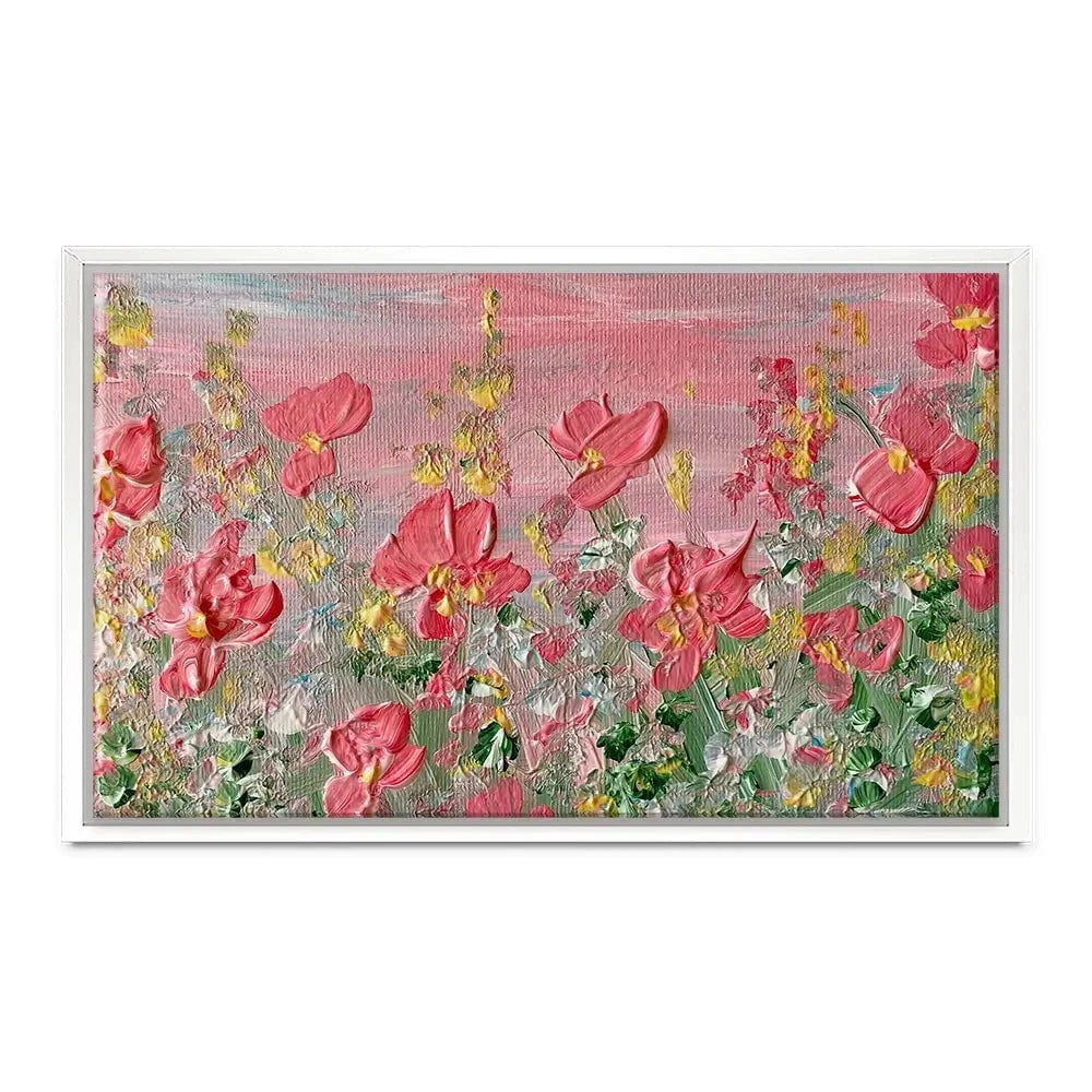 A Pink Sunrise Canvas Print A Pink Sunrise Canvas Print wall art product Charlotte Anna Reed