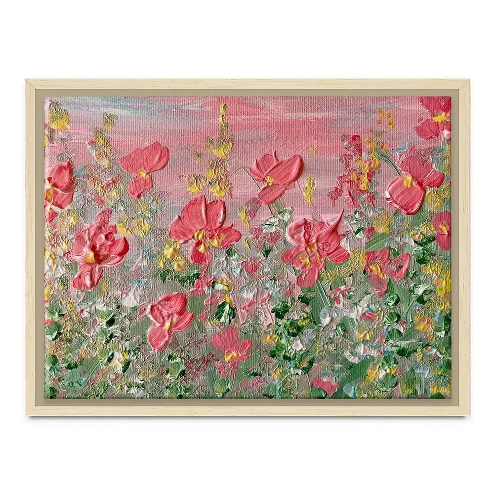 A Pink Sunrise Canvas Print A Pink Sunrise Canvas Print wall art product Charlotte Anna Reed