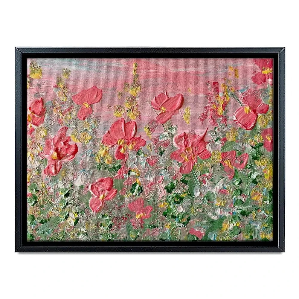 A Pink Sunrise Canvas Print A Pink Sunrise Canvas Print wall art product Charlotte Anna Reed