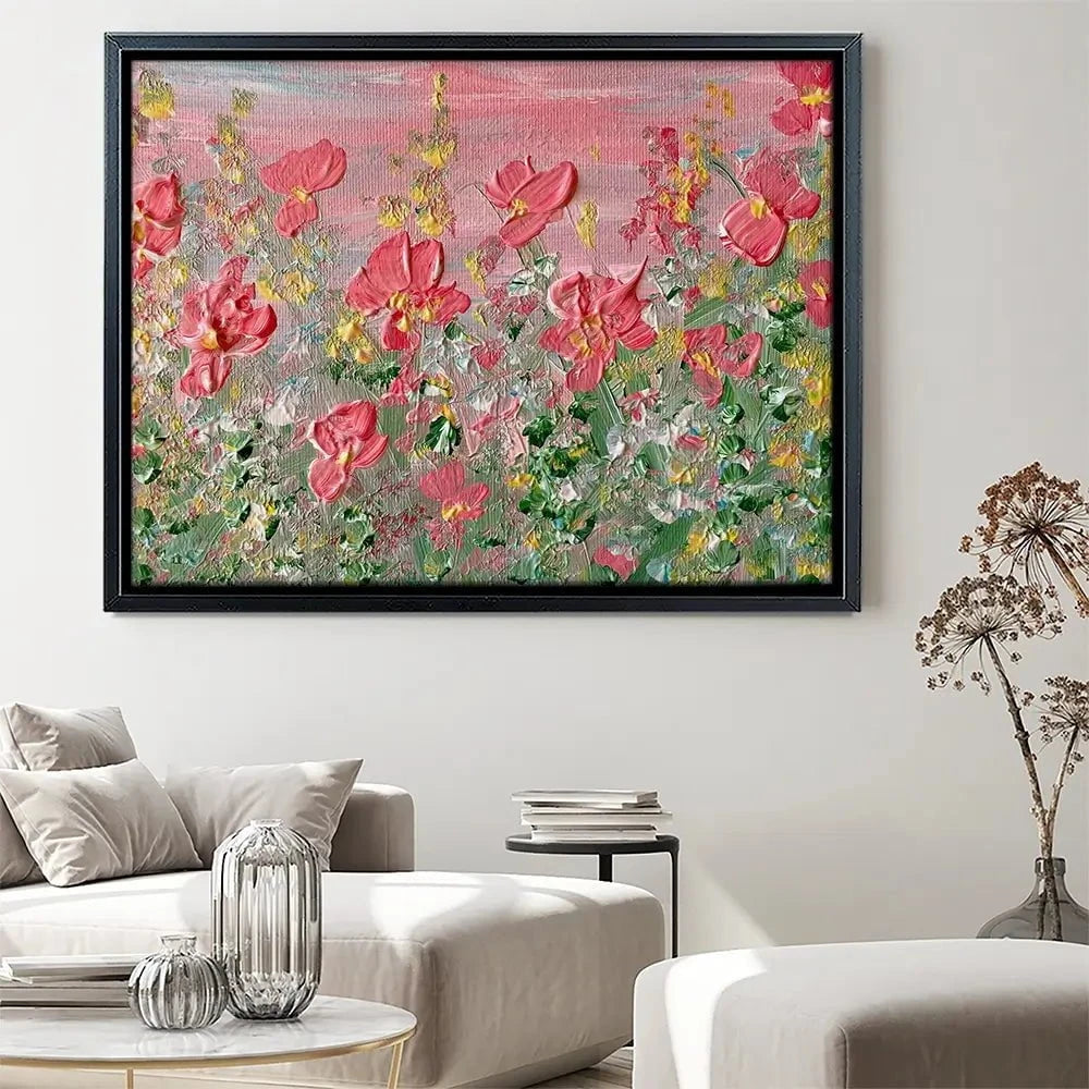 A Pink Sunrise Canvas Print A Pink Sunrise Canvas Print wall art product Charlotte Anna Reed
