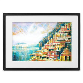 A Positano Summer Framed Art Print A Positano Summer Framed Art Print wall art product Marc Todd - Independent