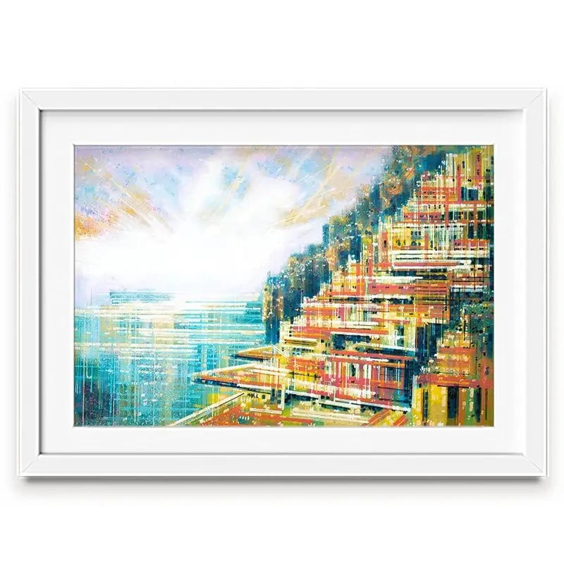 A Positano Summer Framed Art Print A Positano Summer Framed Art Print wall art product Marc Todd - Independent