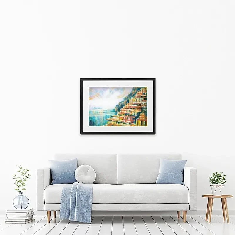 A Positano Summer Framed Art Print A Positano Summer Framed Art Print wall art product Marc Todd - Independent