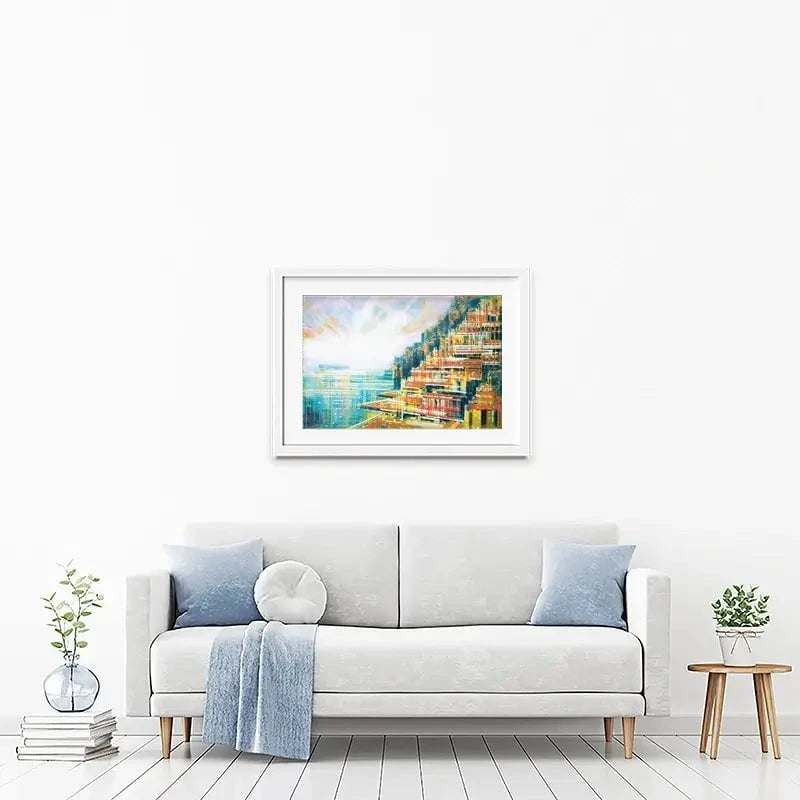 A Positano Summer Framed Art Print A Positano Summer Framed Art Print wall art product Marc Todd - Independent