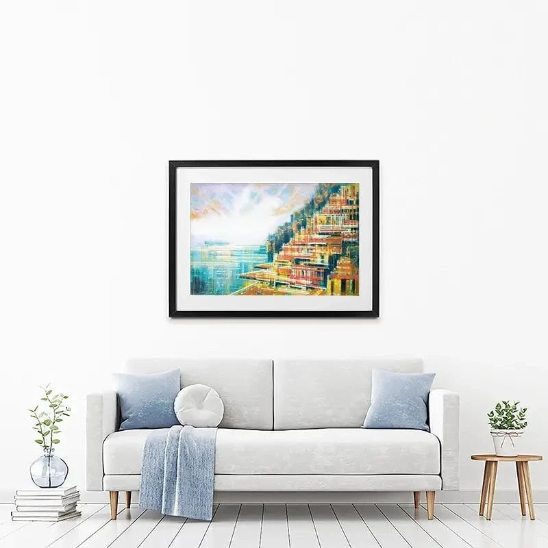 A Positano Summer Framed Art Print A Positano Summer Framed Art Print wall art product Marc Todd - Independent