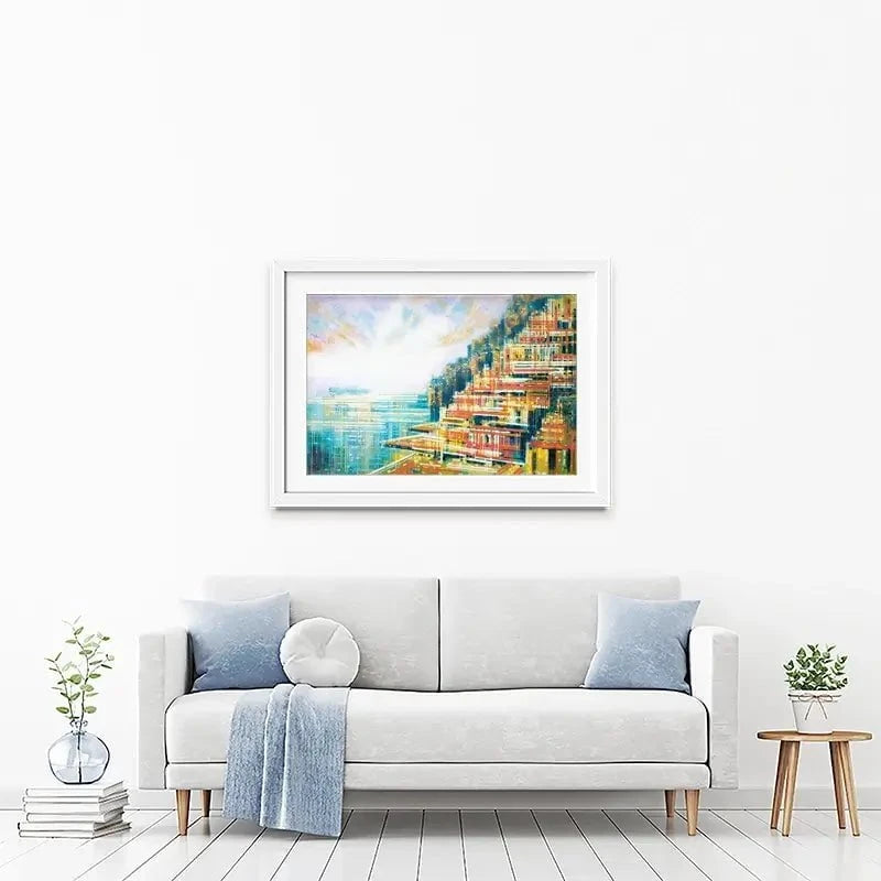 A Positano Summer Framed Art Print A Positano Summer Framed Art Print wall art product Marc Todd - Independent
