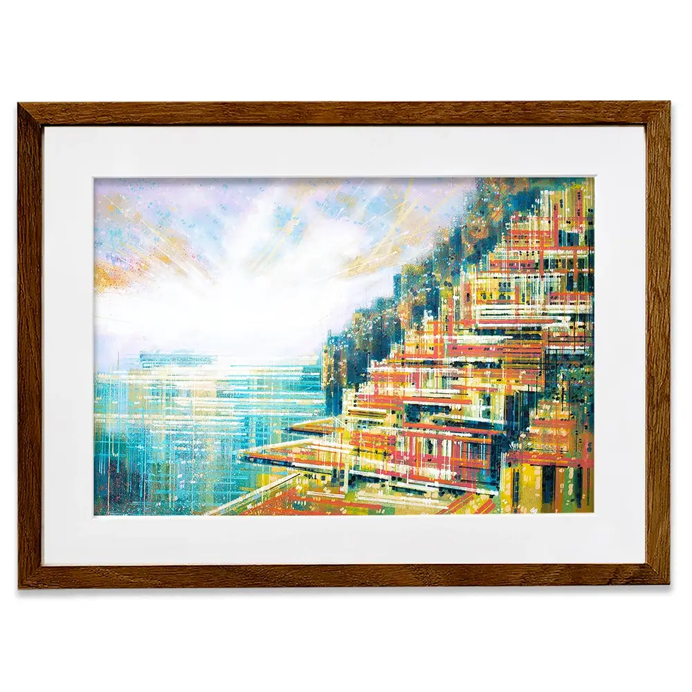 A Positano Summer Framed Art Print A Positano Summer Framed Art Print wall art product Marc Todd - Independent