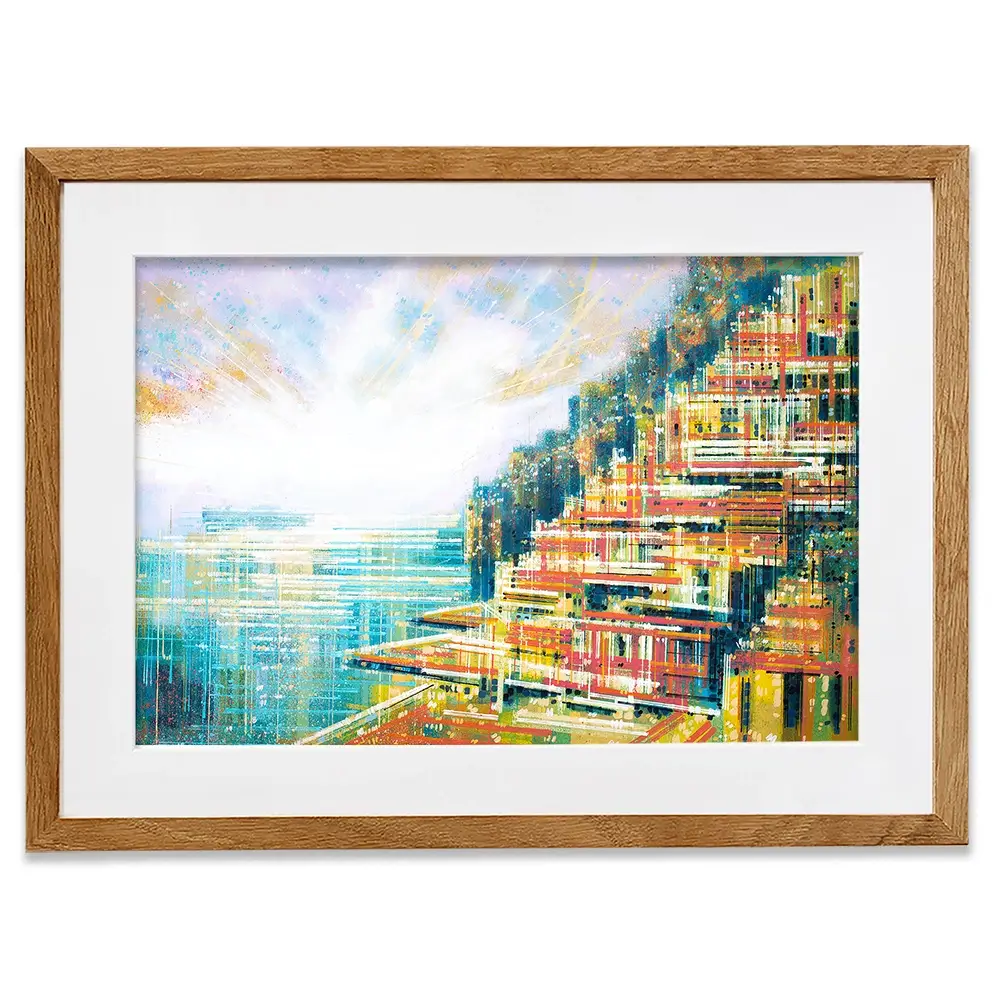 A Positano Summer Framed Art Print A Positano Summer Framed Art Print wall art product Marc Todd - Independent