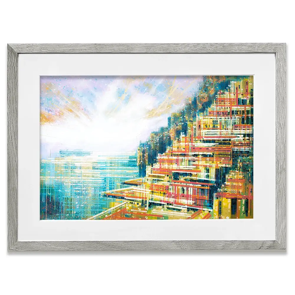 A Positano Summer Framed Art Print A Positano Summer Framed Art Print wall art product Marc Todd - Independent