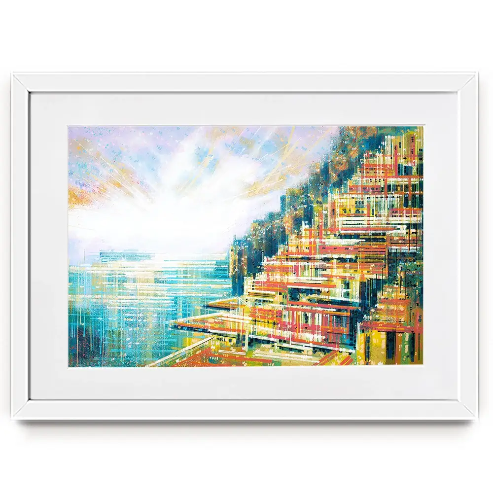 A Positano Summer Framed Art Print A Positano Summer Framed Art Print wall art product Marc Todd - Independent